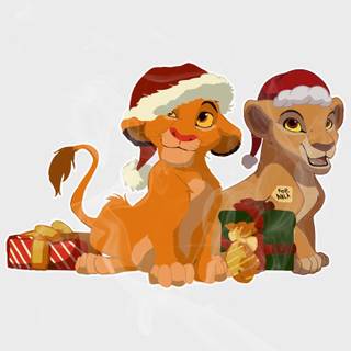 Lion King Christmas wallpaper