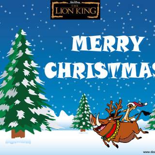 Lion King Christmas wallpaper