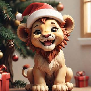 Lion King Christmas wallpaper