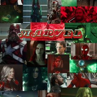 Avengers Xmas wallpaper