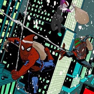 Marvel Comics Christmas wallpaper