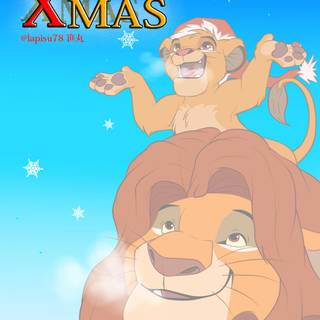 Lion King Christmas wallpaper