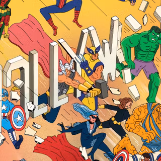 Marvel Comics Christmas wallpaper