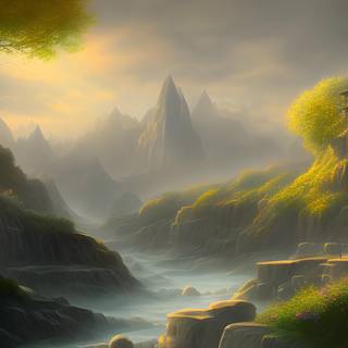 Fantasy scene wallpaper