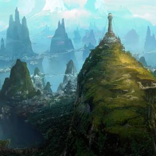 Fantasy scene wallpaper