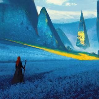 Fantasy scene wallpaper