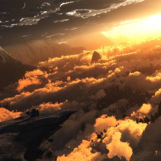 Fantasy scene wallpaper