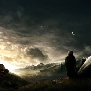 Fantasy scene wallpaper