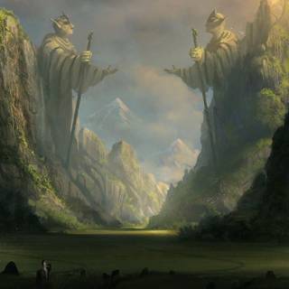 Fantasy scene wallpaper