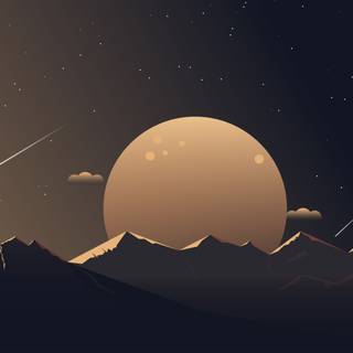 Minimalist nature 4k wallpaper