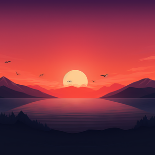 Minimalist nature 4k wallpaper