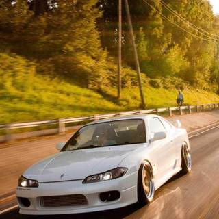 Nissan Silvia iPhone wallpaper