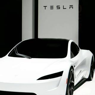 iPhone Tesla wallpaper