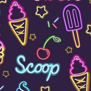 Ice cream phone wallpaper
