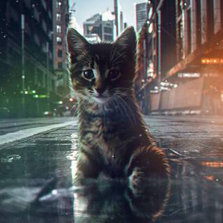 Kitten iPhone wallpaper