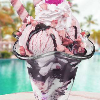 Ice cream phone wallpaper