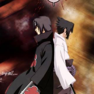 Sasuke and Itachi iPhone wallpaper