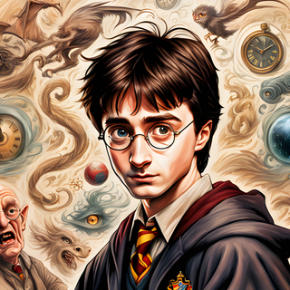 Harry Potter portrait wallpaper