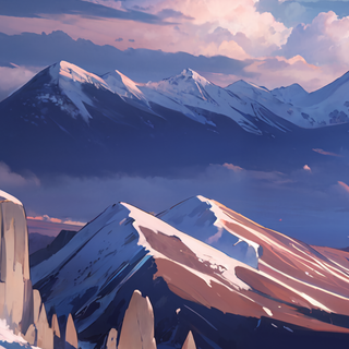 Mobile cartoon winter wallpaper