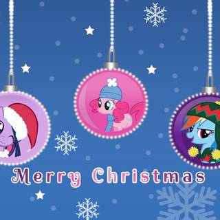 My Little Pony Christmas wallpaper