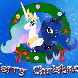 My Little Pony Christmas wallpaper