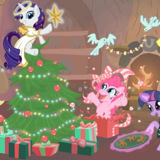 My Little Pony Christmas wallpaper