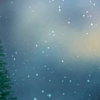 Mobile cartoon winter wallpaper