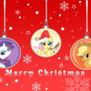 My Little Pony Christmas wallpaper