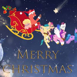 My Little Pony Christmas wallpaper