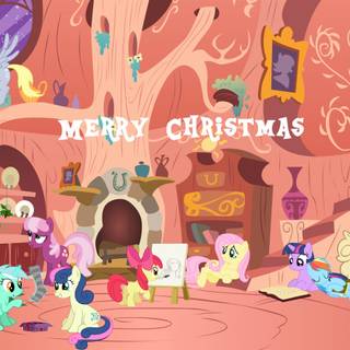 My Little Pony Christmas wallpaper