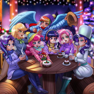 My Little Pony Christmas wallpaper