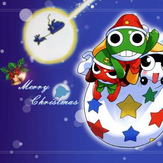 Frog Christmas wallpaper