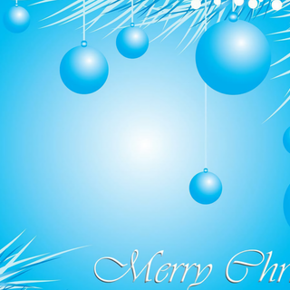 Light blue Christmas wallpaper