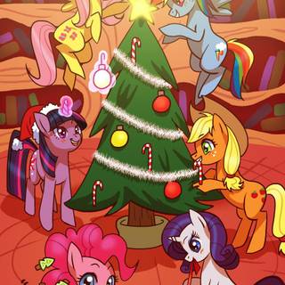 My Little Pony Christmas wallpaper
