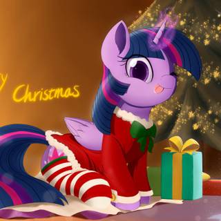 My Little Pony Christmas wallpaper