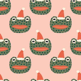 Frog Christmas wallpaper