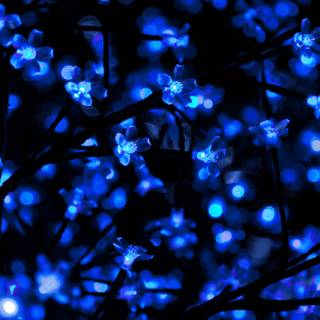 Light blue Christmas wallpaper