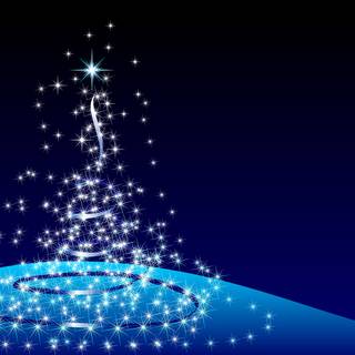 Light blue Christmas wallpaper