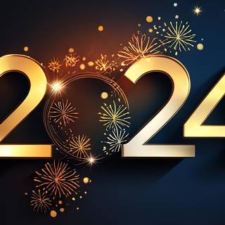 1920x1080 Happy New Year 2024 wallpaper