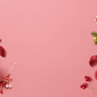 Plain Christmas computer wallpaper