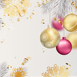 White gold Christmas wallpaper
