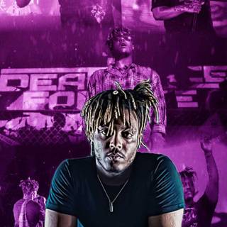 Juice Wrld purple wallpaper