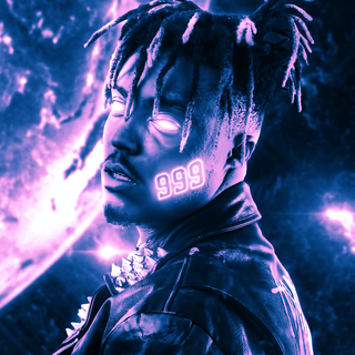 Juice Wrld purple wallpaper