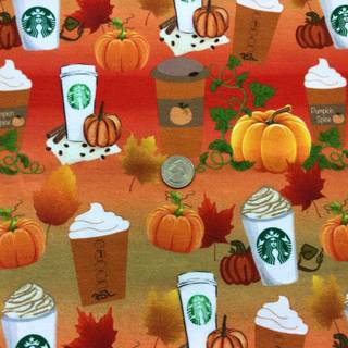 Pumpkin Spice Starbucks wallpaper