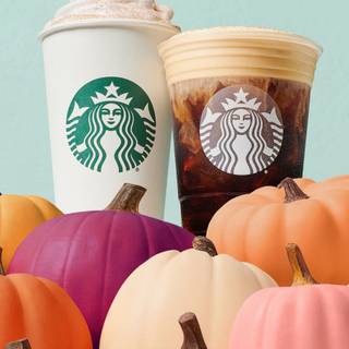 Pumpkin Spice Starbucks wallpaper