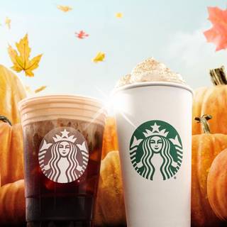 Pumpkin Spice Starbucks wallpaper
