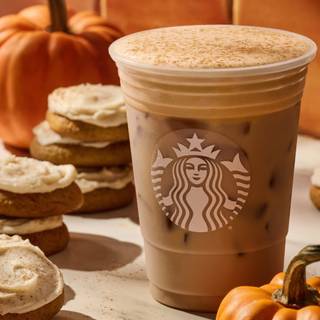 Pumpkin Spice Starbucks wallpaper