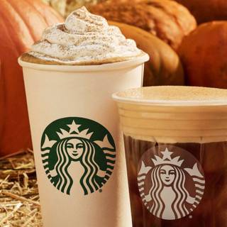 Pumpkin Spice Starbucks wallpaper