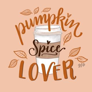 Pumpkin Spice Starbucks wallpaper