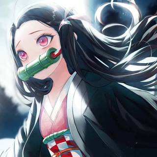 Nezuko fanart wallpaper